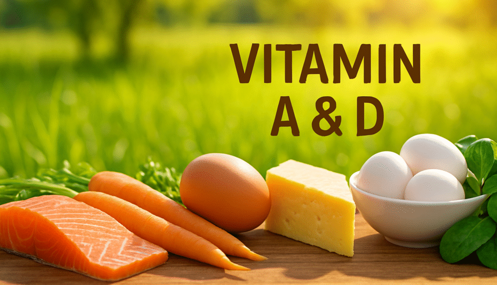 Vitamin A and D foods feature image